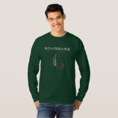 T-shirt Louisiane Starbase – Conception de vol spatial de (Devant entier)