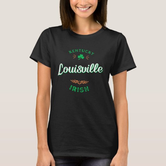 T-shirt LOUISVILLE KENTUCKY Irish American (Devant)