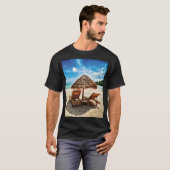 T-shirt Lounge on beach throw pillow (Devant entier)