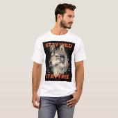 T-shirt loup (Devant entier)