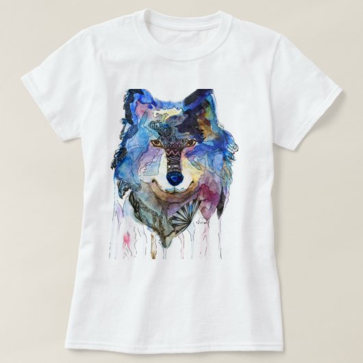 T-shirt loup (Design devant)