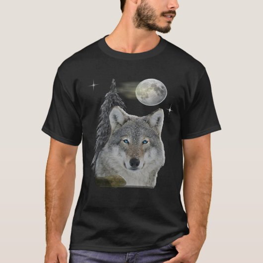 T-shirt loup (Devant)