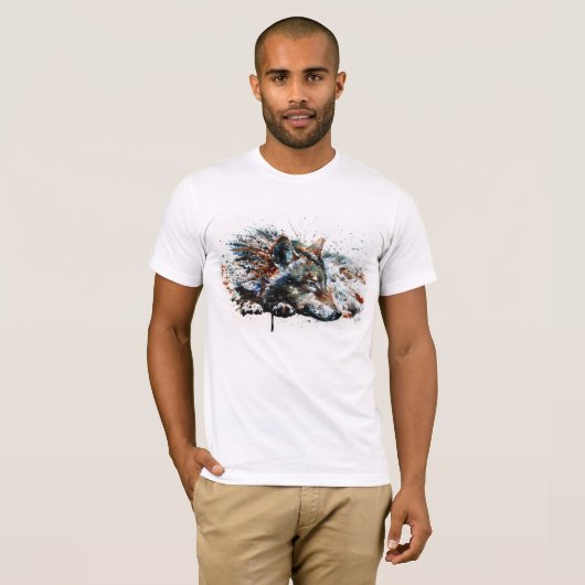 T-shirt Loup (Devant entier)