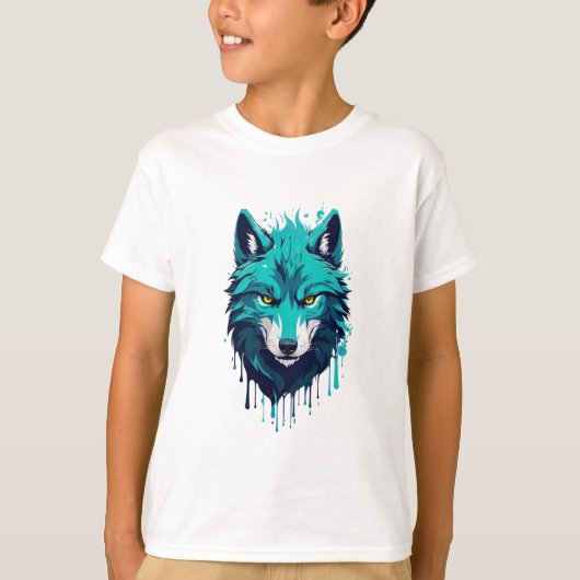 T-shirt loup (Devant)