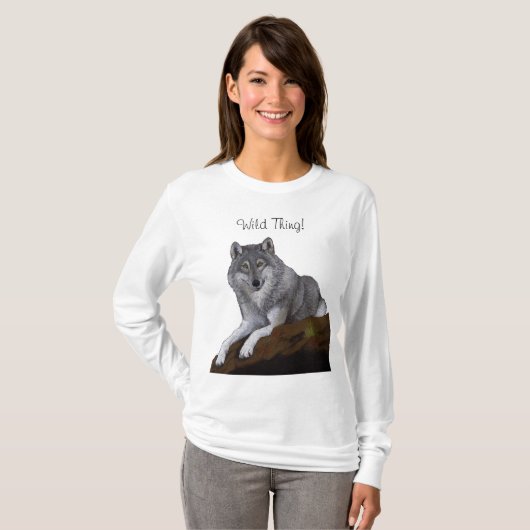 T-shirt Loup (Devant entier)