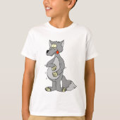 T-shirt : Loup affamé (Devant)