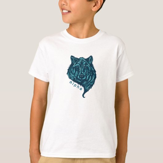 T-shirt Loup Alpha (Devant)