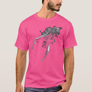 T-shirt Loup Alpha hurlant à Lune Imaginaire foncé Louvain