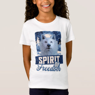 T-Shirt Loup Arctique Esprit de Liberté Création Faunique