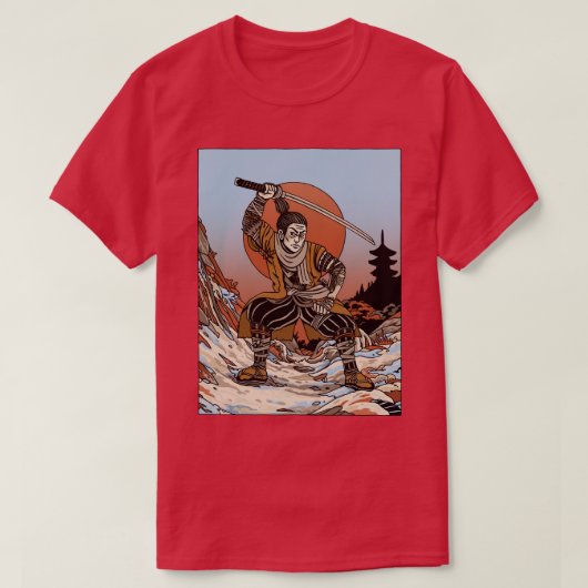 T-shirt Loup armé (Design devant)