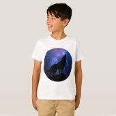 T-shirt Loup céleste (Devant entier)
