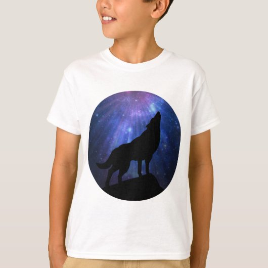 T-shirt Loup céleste (Devant)