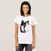 T-shirt Loup d'art pop (Devant entier)