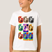 T-shirt Loup d'art pop (Devant)