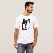 T-shirt Loup d'art pop (Devant entier)