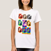 T-shirt Loup d'art pop (Devant)