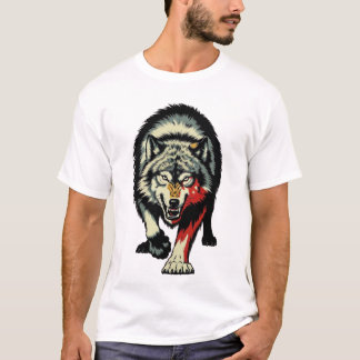 T-shirt Loup de chasse
