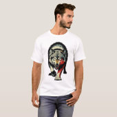 T-shirt Loup de chasse (Devant entier)