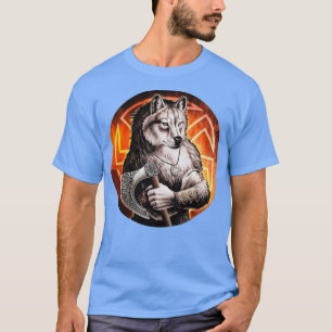 T-shirt Loup de Kolovrat avec Axe