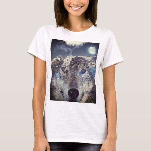T-shirt Loup de montagne (Devant)