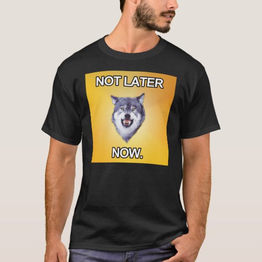T-shirt Loup de motivation (Devant)