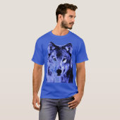 T-shirt Loup de nuit (Devant entier)