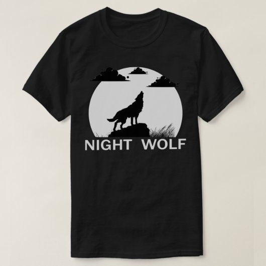 T-shirt Loup de nuit (Design devant)