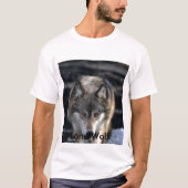 T-shirt Loup de Runing, loup solitaire (Devant)