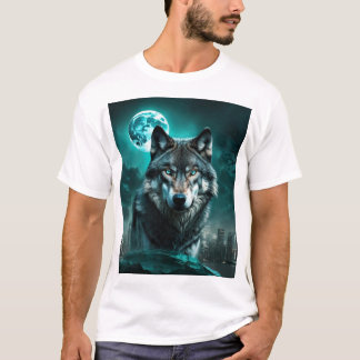 T-shirt Loup de ville