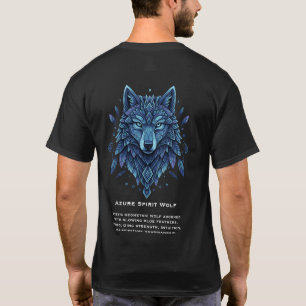 T-shirt Loup d'Esprit Azur