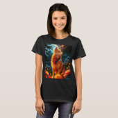 T-shirt Loup d'or (Devant entier)