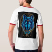 T-shirt Loup doré (Dos entier)