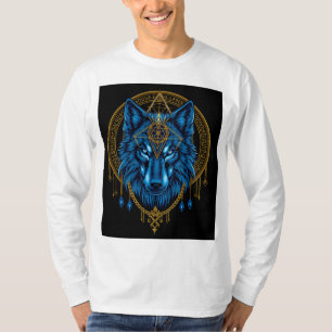 T-shirt Loup doré