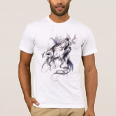 T-shirt loup du désert (Devant)