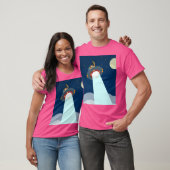 T-shirt Loup d'Ufo Wolfie (Unisexe)