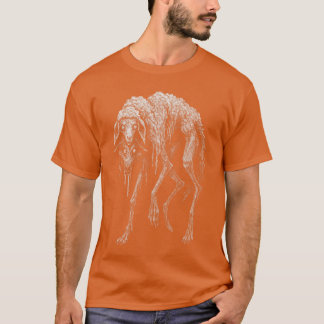 T-shirt Loup effrayant mouton horreur folklore gothique al