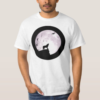 T-shirt Loup et Eagle - chemise de Pleine lune