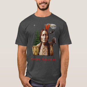 T-shirt Loup et lune