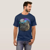 T-shirt Loup et lune (Devant entier)