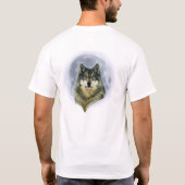 T-SHIRT LOUP ET LUNE (Dos)
