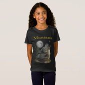 T-Shirt loup et lune (Devant entier)