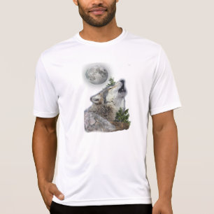 T-shirt loup et lune