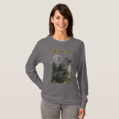 T-shirt loup et lune (Devant entier)