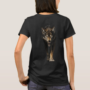 T-shirt Loup Féroce – Prédateur Loup Sauvage Enragé