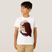 T-shirt Loup-garou affamé (Devant entier)
