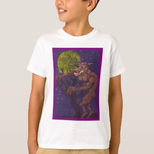T-shirt Loup-garou bavant