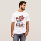 T-shirt Loup-garou dans un Willys (Devant entier)