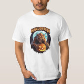 T-shirt Loup-garou d'Halloween (Devant)