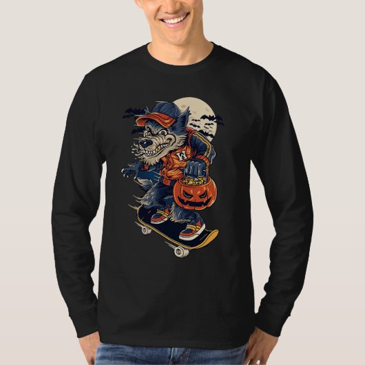 T-shirt Loup-garou planchiste (Devant)