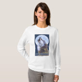 T-shirt Loup gris HowlingColorado (Devant entier)